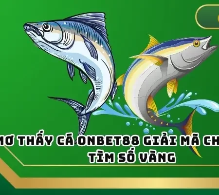 Mơ Thấy Cá – ONBET88 Giải Mã Chi Tiết, Tìm Số Vàng 